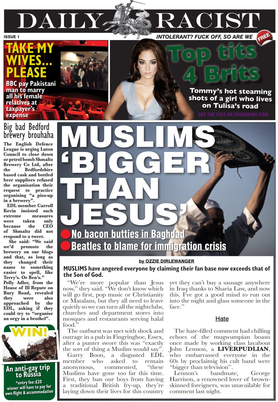 ISSUE 1: Read it before Sharia Law bans reading