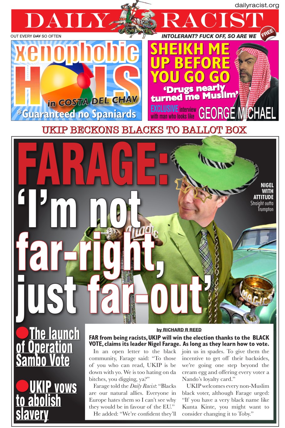 UKIP woos black voters with chicken